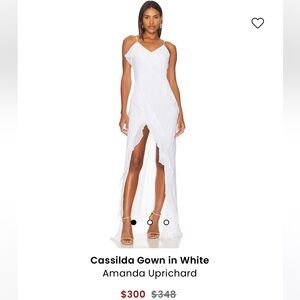 Amanda Uprichard Cassilda Gown in White